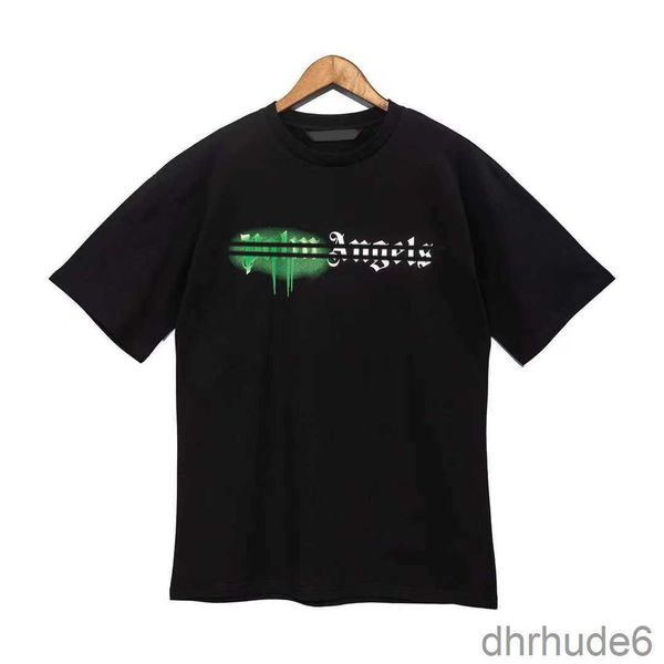 Designer Hommes Plus Tees Anges Ange T-shirt Pa Vêtements Spray Lettre À Manches Courtes Printemps Eté Marée Hommes et Femmes BCX9