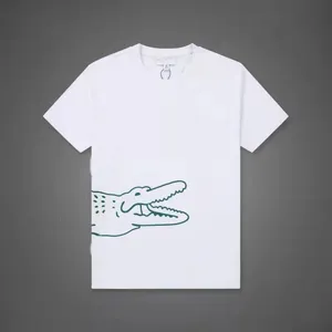Designer Heren Poloshirt Dierenprint T-shirt Mannen Vrouwen Effen Kleur Korte Mouw Business Top Borduren Oversized T-shirts