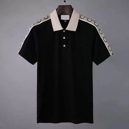 Designer Mens Polo Shirts Summer Polos Tops Borduurwerk Men T Shirts Fashion Shirt Unisex High Street Casual Top T-stukken M-XXXL