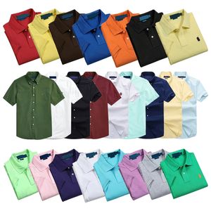 Diseñador Polos Polos Camisas de manga corta TEE casual Cotton Business Laurence Polo camisas Copil