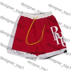 Designer Mens Rhude Shorts Summer Fashion Beach Pantalons Hig Quality Rhude Street Wear Red Blue Black Purple Pantal