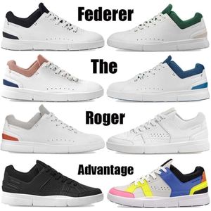 Designer Hommes Chaussures de course Federer Mode Roger Advantage Clubhouse Noir Blanc Bleu profond Dustrose Hay Forest Pearl Almond Sand Bronze Acai Femmes Sneak