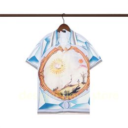 camisa de diseño para hombres camisas gráficas botones arriba de la playa de Hawaii Botones de sudadera Floral Cardigan Summer Flower American Inglaterra Style Sweatshirts