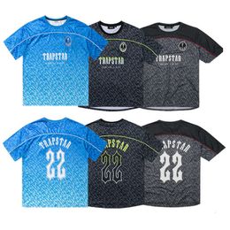 Camisa masculina de design Trapstar Camisa de futebol de verão camisetas para casais Camisetas femininas Trapstars Moda de rua Pulôveres Camisetas Z2qp