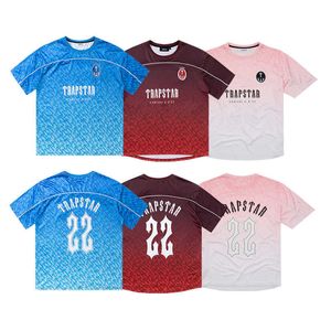 Designer Mens Shirt Trapstar Football Jersey Été t-shirts Couples T-shirts Femmes Trapstars Street Fashion Pulls Tees 1ndq