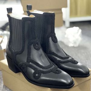 Designer Hommes Chaussures Bottines En Cuir Véritable Talons Hauts Bout Pointu Chaussures Haut-Top Hiver Affaires Travail Robe Bottes Avec Boîte NO487