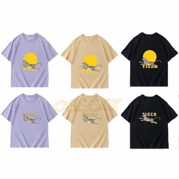 Designer Mens manches courtes T-shirts Mode Femmes Tiger Print Tees Casual Summer T-shirt Asiatique Taille M-2XL