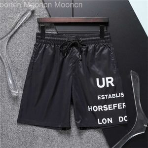 Designer heren shorts zwart en wit geruit gestreept kleur Europese en Amerikaanse luxe stijl stiksel merk puur katoen anti-rimpel ademend sneldrogend strand 3XL