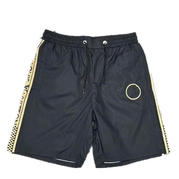 Designer Mens Shorts Black Side Stripe Letter Shorts Luxury Designer Loose Men Beach Pants Shorts Casual Mens Shorts Pantalons Pantalons de sport Sports Genou Longueur Pantalons de survêtement