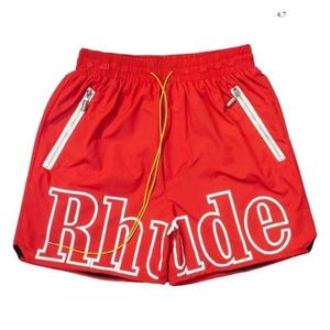 Designer Mens Shorts RHUDE Shorts d'été Pantalons de plage de la mode Sum