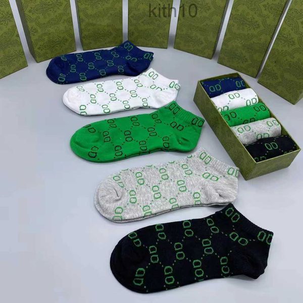 Designer Hommes Chaussettes Luxe Lettre G Hommes Femmes Bas Mode Senior Streets Chaussette en coton confortable avec boîte Top PMV8