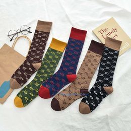 Designer Mens chaussettes de luxe femme chaussette hivernale épaissis