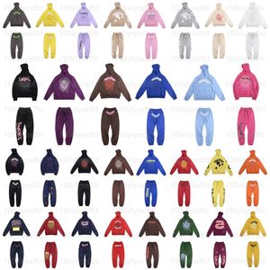 Designer Mens SP Der et Pantalais survêtements Young Thug Hooded Womens Swetshirts Web PrintEd Graphic Y K Sweats à capuche Mac pas cher