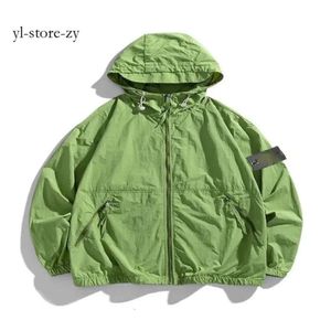 Designer Hommes Stones Island Veste À Manches Longues Fermeture À Glissière Badges Hommes Société Manteau Occasionnel Coupe-Vent Broderie Hommes Chemises Manteaux Cp Companys Sweat À Capuche Stones Island 6290