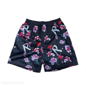 Designer Mens Summer Floral Shorts Board Short Fitness Sports Quick Dry Plus Size Mesh Basketball Crashed Pants Represente T -shirt 992