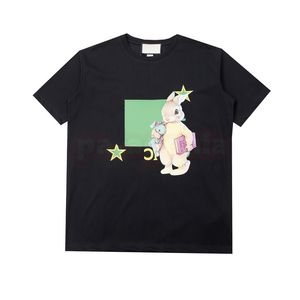 Designer Mens Summer T Shirt Dames Digitale letter Afdruk T-stukken Liefhebbers Kort Mouw Kleding Maat S-XL