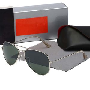 Gafas de sol de diseño para hombres Banda de anteojos clásicos Retro para mujeres Raybanne 2022 Eyewear de lujo para bandas Bandas de marco de metal Diseñadores de lentes solar Mujer Ronda