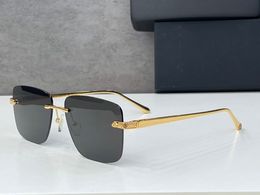 lunettes de soleil de designer pour homme coolwinks lunettes carrées style de mode sans cadre lunettes UV400 lunettes de soleil de protection pour femmes PA RG ABM Z36 lunettes de soleil avec boîte en gros
