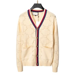 Diseñador para hombre suéter marca de alta calidad jerseys de lana hombres y mujeres Cardigan con cuello en V suéter casual moda invierno otoño ropa tamaño M-3XL