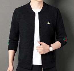 Designer hommes chandails Cardigan pull Slim Fit hommes à la mode marque Baseball décolleté vêtements 2023 nouveau à la mode automne tricots manteau