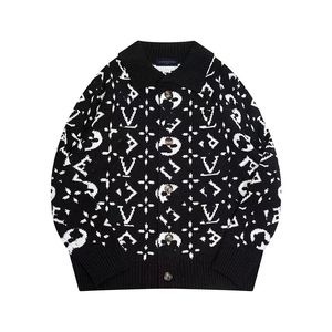 Designer Mens Sweaters pullover gebreide slijtage warme trui lange mouw losse koppel top gebreef