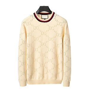 Designer Mens Sweaters Spring herfst Mode Brand Pullover Luxurys Leisure Embroidery Cottons Hoge kwaliteit Women Paren Tops Kleding 24WW 5555