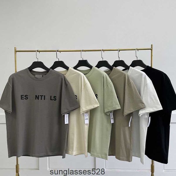 Designer Mens T-shirt Classic Ess Letter Modèle imprimé Marque de mode Round Cascus Casual Cotton Cotton Multi Color Couple S-5XL