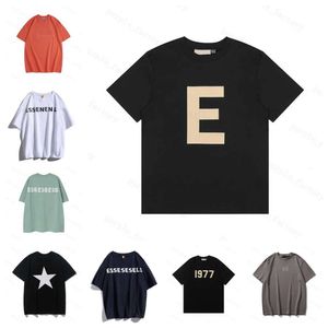 Designer Mens T-shirt Ess Fg Tees 1977 Brand Essen Shirt Tials T-shirt Casual confortable Houstable Half Half Top Fashion Fashion Shorts Cool Shorts Corgus