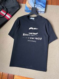 Designer Mens T-shirt Fashion Luxury Clothing Mens and Womens Matching Top Top Mens Casual Street Print Graffiti Shirt Sweatshirt B1