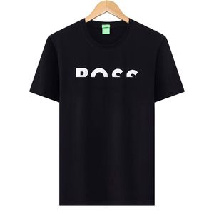 Designer Mens T-shirt Bijoux Lettre À Manches Courtes Boss Hommes Mode Lâche Col Rond Demi Manches Patron Hommes Vêtements T-shirts