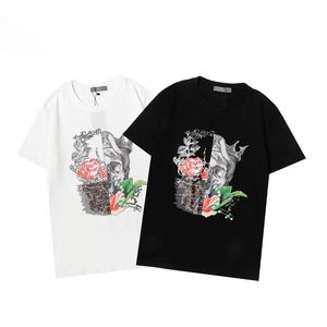 Designer Mens T-shirt Modèles de style d'été Broderie avec des lettres T-shirts à manches courtes