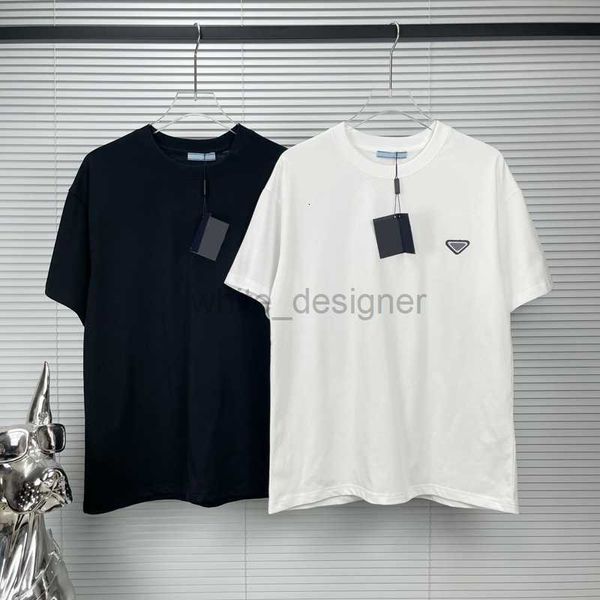 Designer Mens T-Shirts Fashion Summer Brand Trendy Color Solid Colors Tops Simple and Casual Coun Col Coute à manches courtes T-shirt pour hommes et femmes Polos