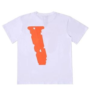 Designer Mens T-shirts FRAGMENT - Orange Big V Co T-shirts à manches courtes pour hommes et femmes Couples à manches courtes TEES Top Vêtements Pullover T-shirts d'été