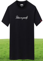 Designer Mens T-shirts Luxury Clothes 2020 Summer Slim Fit Simple Streetwear Lettre imprimé Coton Tshirt décontracté Men Tee Tshirt Plu6622114