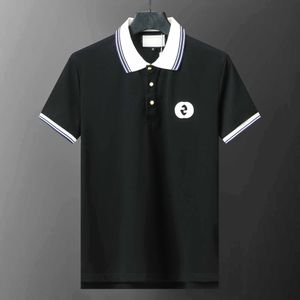 Designer Hommes T-shirts Polo Géométrie Patchwork Luxe Femme Poitrine Broderie Logo Lettres Tops T-shirts Polo-shirt Polos Golf Casual Polo T-shirts Taille M-3XL
