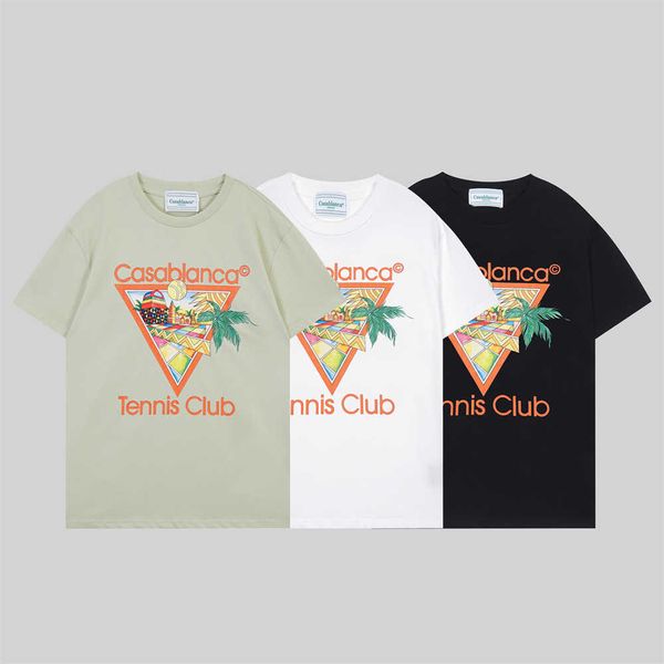 T-shirts de créateurs pour hommes Luxy Tshirt Hommes Casa Blanca Chemise de luxe pour hommes Top T-shirt surdimensionné Casablanc Chemise Casablanca Vêtements Mode Été Col rond Manches courtes