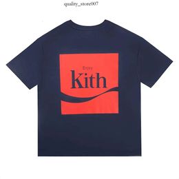 Designer Mens T-shirts à manches courtes Kith Crewneck Chemises Casual Tee Polos Vêtements S-Xl 412