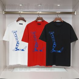 Designer Hommes T-shirts T-shirt T-shirt d'été Chemises Casual Coton Hine Classique Paris Imprimer Géométrie Lettre Tee Tops pour Femmes