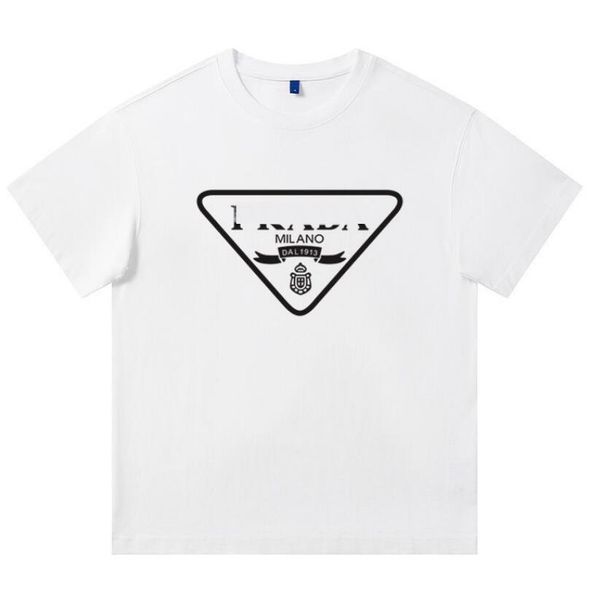 Diseñador Camisetas para hombre Tiger Head Limited Letter Impreso manga corta Top Ropa Camiseta de algodón para hombres y mujeres Triangle Letter Parejas Tees Top Pullover S-4XL