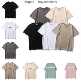 Designer Mens T Shirts Dames Luxe T-shirt Essentail Essent Shorts T-shirt Men Casual Gedrukte sport T-shirts Essentiel High Street Loose Short Sleev Ess Tee 1W03