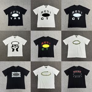 Diseñador Camisetas para hombres Camisas Y2K Cartas de moda impresa camiseta para mujer algodón Camas informales Camiseta corta Hip Hop Streetwear Luxury Camisetas