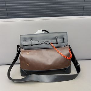 Designer Mens Tote Bags Leather Laptop Bag Briefcase STEAMER Big For Man Women Fashion Crossbody Computer Bag Sac à main