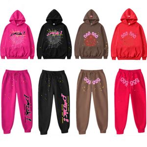 Designer Mens Survêtement Luxe Mens Sweat-shirt Spider Mode Sweatsuit Homme Sp5der Young Thug 555555 Pull Rose Sweatsuit Homme Designer Femme Survêtement 2024