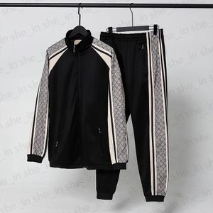 Designer Mens Survêtement Femme Mode Sport Survêtements Casual Deux Pièces Ensemble Hommes Lettres Classiques Haute Qualité Survêtement 23FW S-2XL