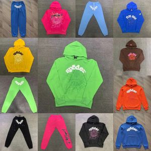 Designer Heren Tracksuits Hoodie Spider Casual broek SP555DER Web 555555 Afdrukken Dames Pullover Sweatshirts Young Thug Graphic Y2K Hoodies Joggers Sweatsuits