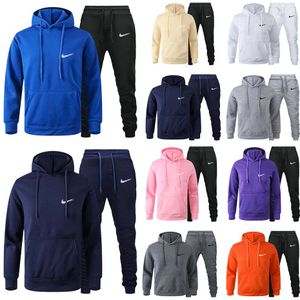 Sportkleding heren sportkleding heren voetbal dames ontwerper hoodie sportkleding broek set basketbal straat sport hoodie broek pocket sport casual sweatshirt mannen