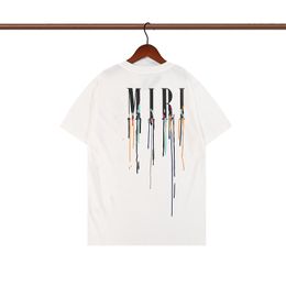 T-shirts pour hommes imprimés Amirri man Fashion High Top Designer T-shirt Coton Casual Tees Short Streetwear Sleeve Hip Hop Y2K Graphic Tee S-4XL