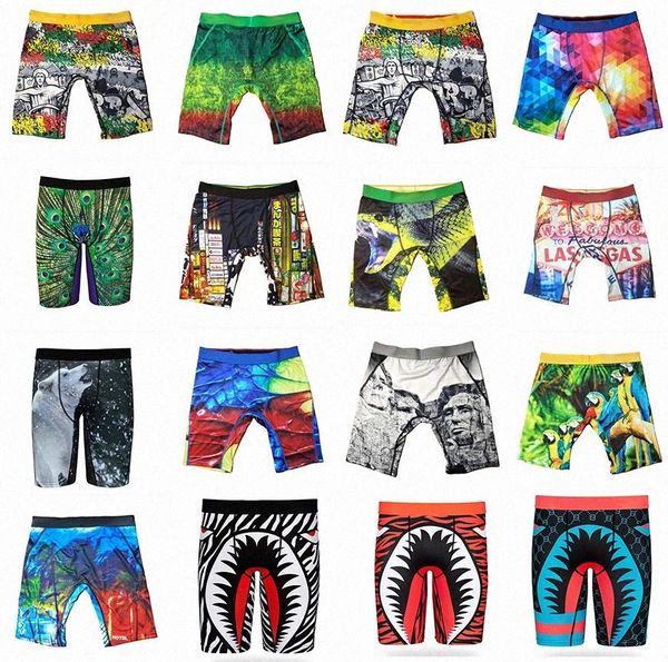 Designer Mens Slip Boxers Femmes Unisexe Imprimé Hip Hop Sports Sous-vêtements Style aléatoire Pantalon à séchage rapide Beach Swimtrunks