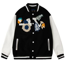 Designer Mens Varsity Eity Eity Baseball jas mode dames letterman jassen borduur jasje van witte borsten tops paren l vintage 8gk6