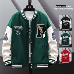 Diseñador para hombre varsity jersey de béisbol chaqueta abrigo de moda para mujer carta chaquetas de hombre chaqueta con letras bordadas tops con una botonadura parejas ropa de hombre